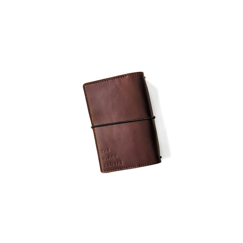 Cognac Brown TBC Travellers Journal + Docket / Passport