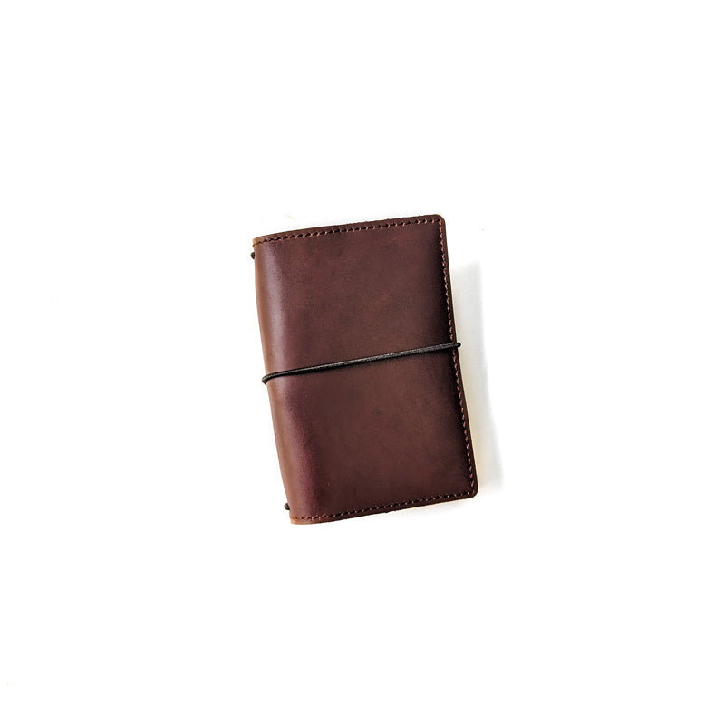 Cognac Brown TBC Travellers Journal + Docket / Passport