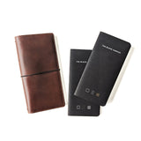 Cognac Brown TBC Travellers Journal + Docket / Slim