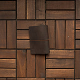 RS // Cola Brown w/ Tan Stripes Pocket TN Journal Cover - Passport