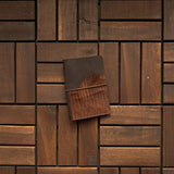 RS // Cola Brown w/ Tan Stripes Pocket TN Journal Cover - Passport