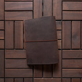 RS // Cola Brown w/ Honey Tan Pockets Journal Cover - A5