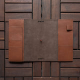 RS // Cola Brown w/ Honey Tan Pockets Journal Cover - A5