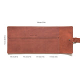 4 Slot Watch Roll - Copper Tan