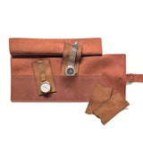 Watch Protectors - Tan Suede