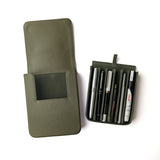 Cubo Box Pen Case - Large / Olive Green