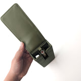 Cubo Box Pen Case - Small / Olive Green