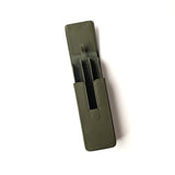 Cubo Box Pen Case - Small / Olive Green