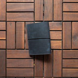 RS // Deep Sea Blue w/ Burgundy Pocket Journal Cover - A6