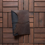 RS // Deep Sea Blue w/ Cola Brown Full Pocket Journal Cover - A5
