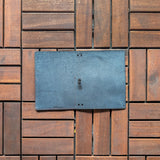 RS // Deep Sea Blue w/ Merlot Red Pocket Journal Cover - A6