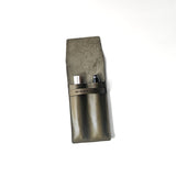 Double Leather Pen Sleeve - Olive Green