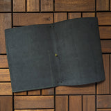 RS // Dusty Blue w/ Olive Green Pocket TBC Travellers Journal - A5