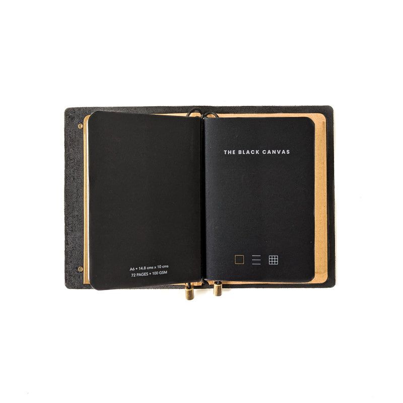 Hunter Green TBC Travellers Journal | A6 - The Black Canvas