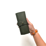 4 Slot Watch Roll - Jungle Green