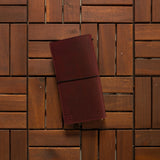 Merlot Red TBC Travellers Journal | Slim