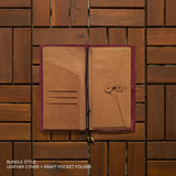 Merlot Red TBC Travellers Journal | Slim