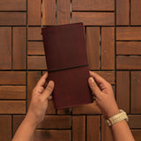 Merlot Red TBC Travellers Journal | Slim