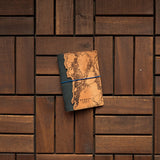 RS // Midnight Blue w/ Bombay Map Pocket TN Journal Cover - Passport