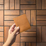 RS // Minimalist Bi-Fold Wallet - Whisky Tan