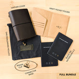 Mocha Brown TBC Travellers Journal | A6