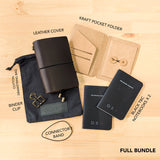 Mocha Brown TBC Travellers Journal | Passport