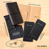 Mocha Brown TBC Travellers Journal | Slim