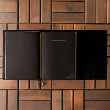 Nappa Black Tri-Fold TBC Travellers Journal | A5