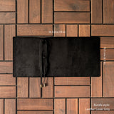 Nappa Black Tri-Fold TBC Traveller's Journal | A6
