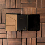 Nappa Black Tri-Fold TBC Traveller's Journal | A6
