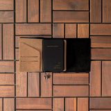 Nappa Black Tri-Fold TBC Travellers Journal | Passport