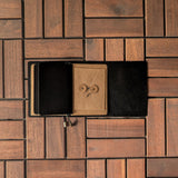 Nappa Black Tri-Fold TBC Travellers Journal | Passport