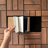 Nappa Black Tri-Fold TBC Travellers Journal | Passport