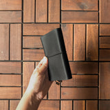 Nappa Black Tri-Fold TBC Travellers Journal | Passport