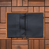 Navy Blue Fabric Pocket Insert - A5