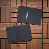 Navy Blue Fabric Pocket Insert - A6