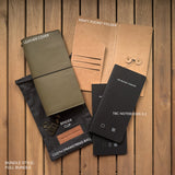 Olive Green TBC Travellers Journal | Slim
