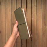Olive Green TBC Travellers Journal | Slim