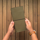 Olive Green TBC Travellers Journal | Slim
