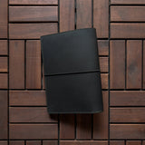 RS // Onyx Black w/ Dark Green Pockets Journal Cover - A5