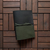 RS // Onyx Black w/ Dark Green Pockets Journal Cover - A5