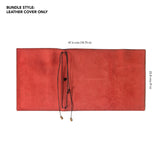 Pebble Red Tri-Fold TBC Travellers Journal | A5