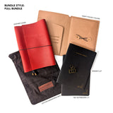 Pebble Red Tri-Fold TBC Travellers Journal | A5