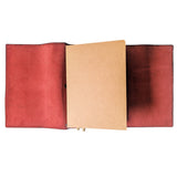 Pebble Red Tri-Fold TBC Travellers Journal | A5