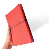 Pebble Red Tri-Fold TBC Travellers Journal | A5