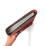 Pebble Red Tri-Fold TBC Travellers Journal | A5