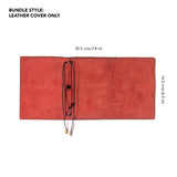 Pebble Red Tri-Fold TBC Traveller's Journal | A6