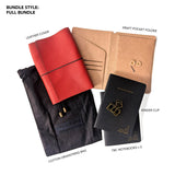 Pebble Red Tri-Fold TBC Traveller's Journal | A6