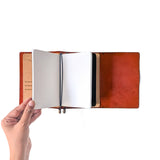 Pebble Red Tri-Fold TBC Traveller's Journal | A6