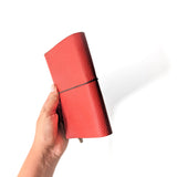 Pebble Red Tri-Fold TBC Traveller's Journal | A6
